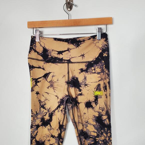 Zumba Wear Tie Dye High Waisted Ankle Leggings Dance Fitness Compression Medium - Picture 5 of 11